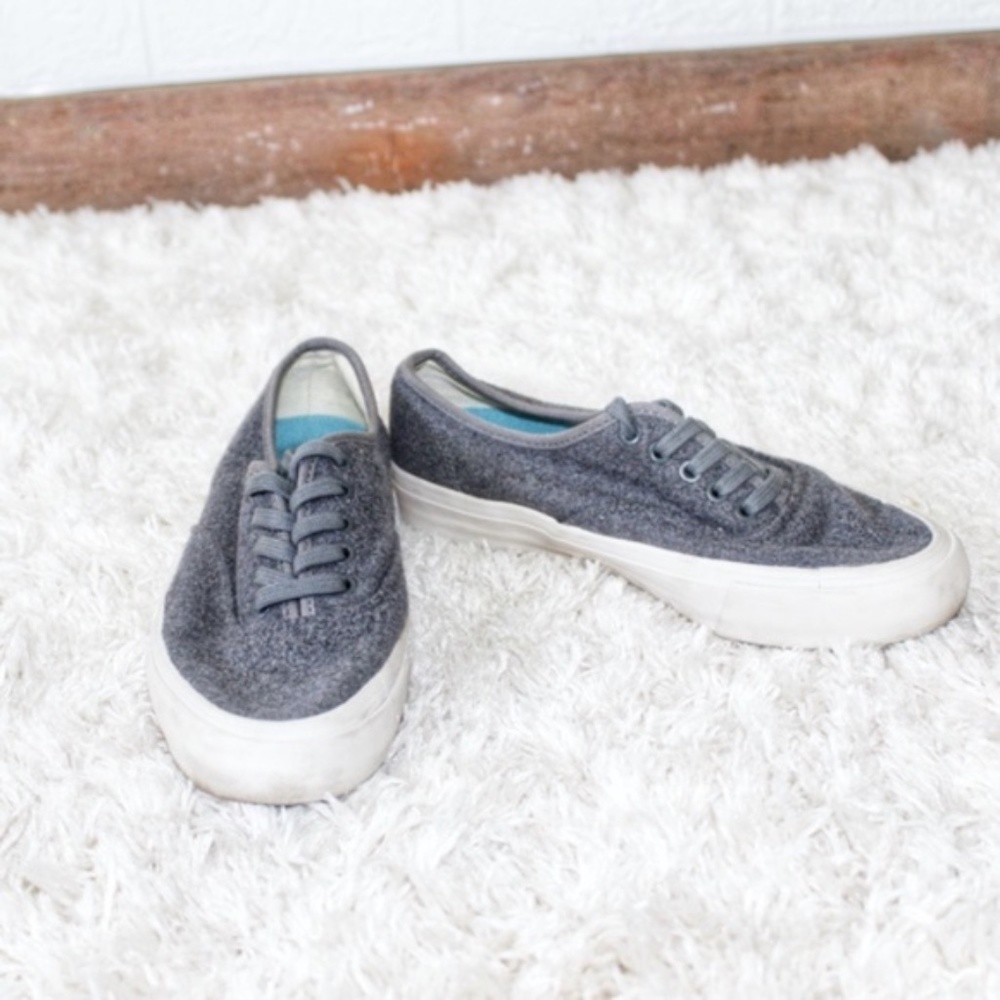 Seavees by J.Crew wool gray sneakers size 6 - Picture 5 of 9